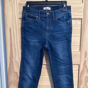 Madewell 9” high rise skinny